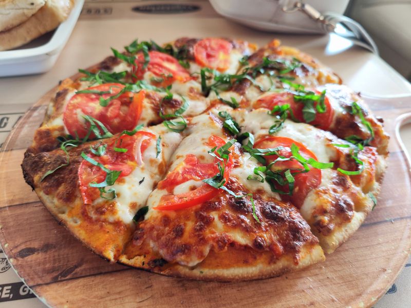Classic Pepperoni jet's pizza with mozzarella